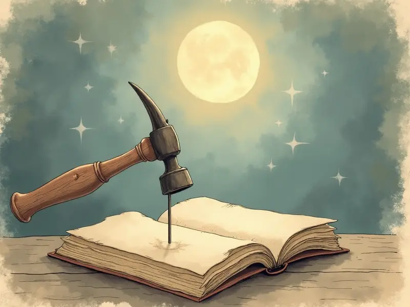 رسم توضيحي للحلم: مطرقة