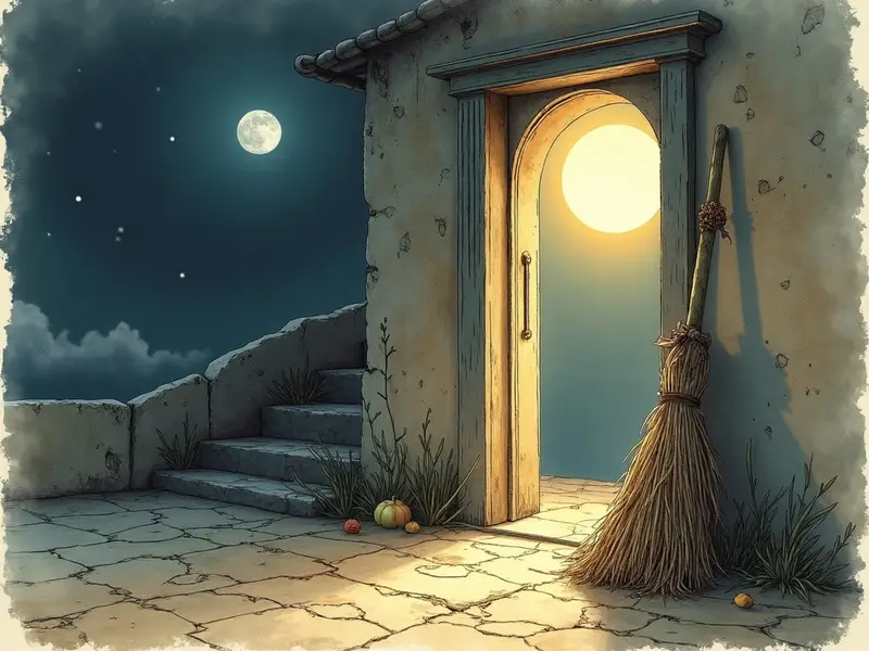 رسم توضيحي للحلم: مكنسة