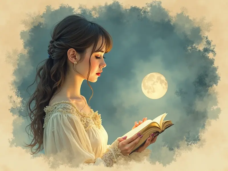 رسم توضيحي للحلم: ممثلة تتحدث