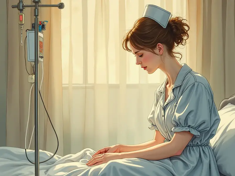 رسم توضيحي للحلم: ممرضة