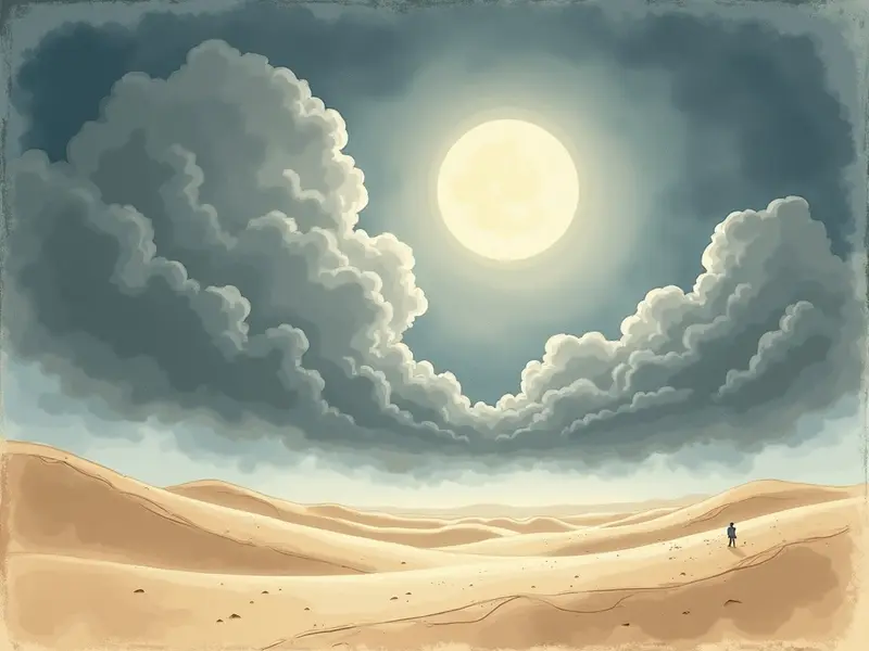 رسم توضيحي للحلم: منخفض جوي