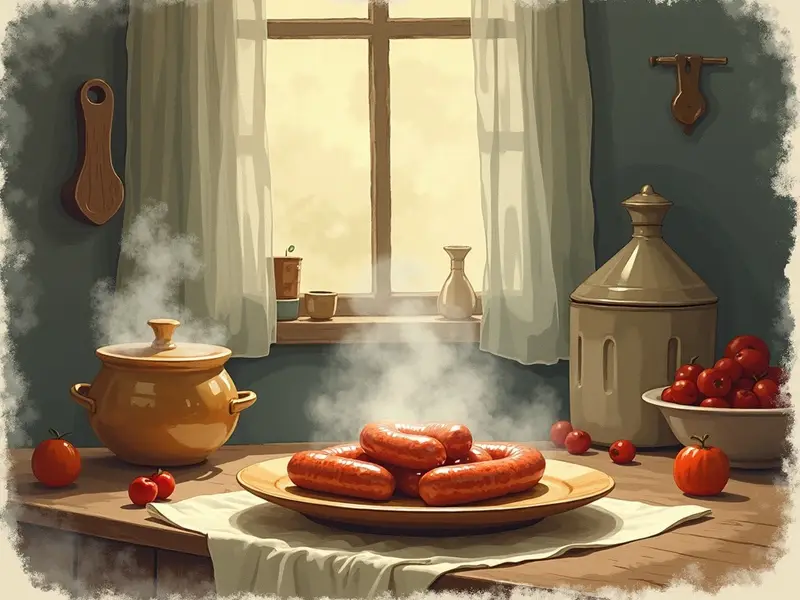 رسم توضيحي للحلم: نقانق